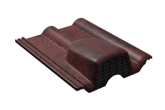 Вентиляционная цементно-песчаная черепица магма