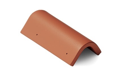 Боковая универсальная черепица красный