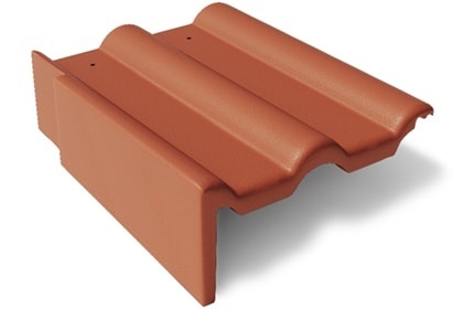 Боковая черепица левая красный