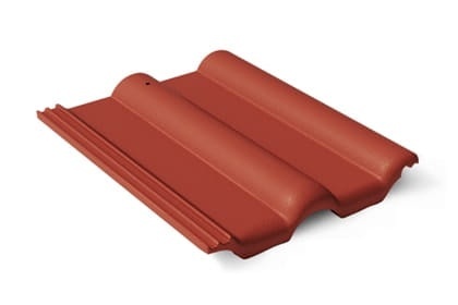 Цементно-песчаная черепица Франкфуртская вишня