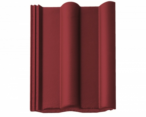 Цементно-песчаная черепица Франкфуртская вишня