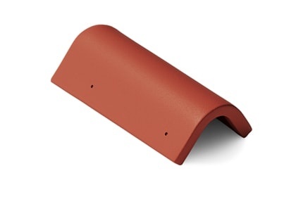 Боковая универсальная черепица вишня