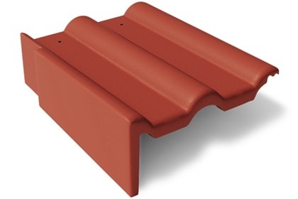 Боковая левая черепица вишня