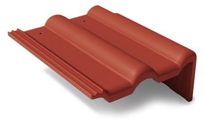 Боковая правая черепица вишня