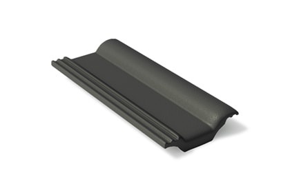 Половинчатая черепица черный