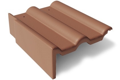 Боковая левая черепица коричневый