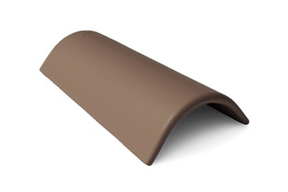 Коньковая черепица темно-коричневый