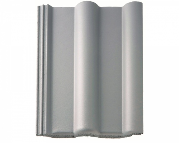 Цементно-песчаная черепица Франкфуртская серая