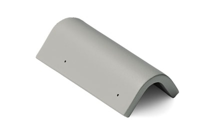 Боковая универсальная черепица серый