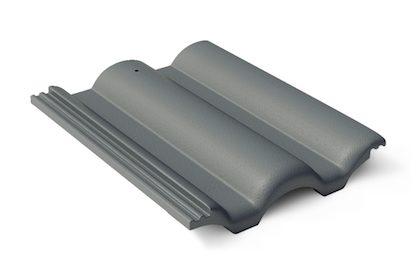 Цементно-песчаная черепица Таунус графит