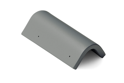 Боковая универсальная черепица графит