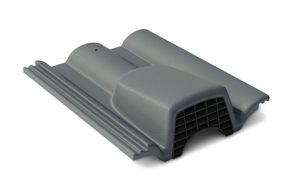 Вентиляционная черепица таунус графит