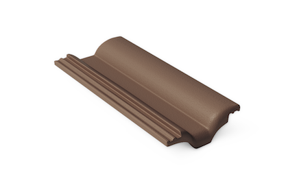 Половинчатая черепица таунус темно-коричневый