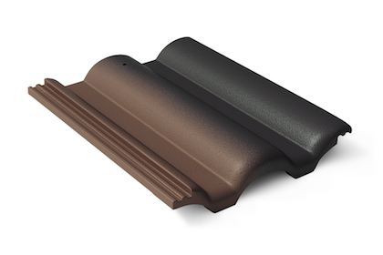 Черепица Таунус антик темно-коричневый