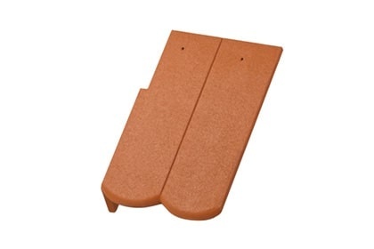 Боковая черепица полноразмерная ревива красный левая