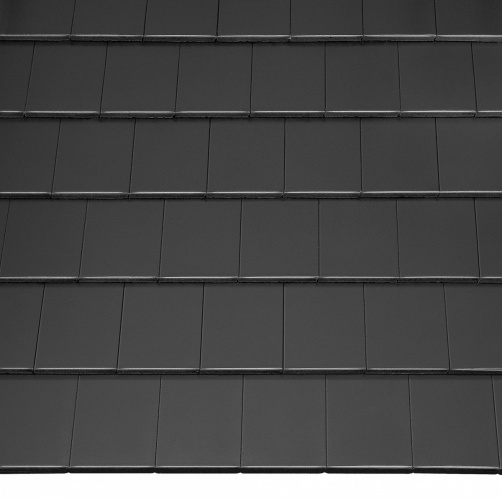 Цементно-песчаная черепица Тевива графит