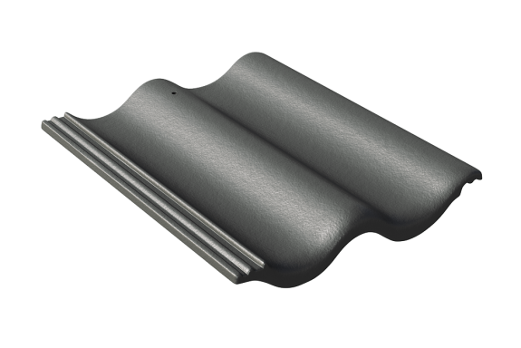 Цементно-песчаная черепица Протектор графит