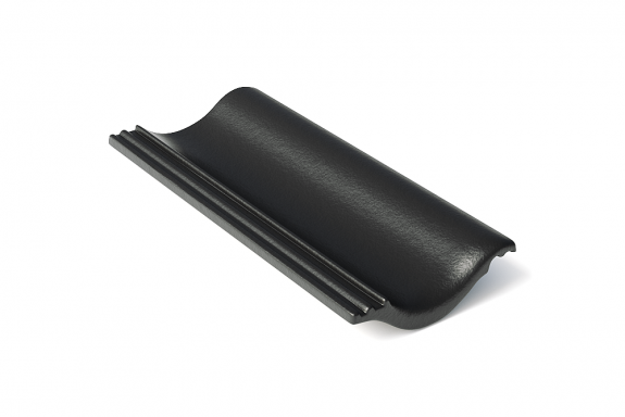 Половинчатая черепица протектор черный