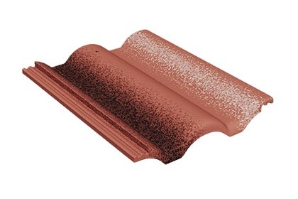 Цементно-песчаная черепица Адрия красная