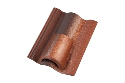 Вентиляционная цементно-песчаная черепица Адрия красная