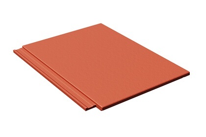 Цементно-песчаная черепица Эво красная