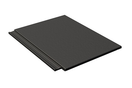 Цементно-песчаная черепица Эво черная