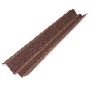 Планка примыкания верхнего (к вертикальной стене) Lux_Cl/Rom мокко