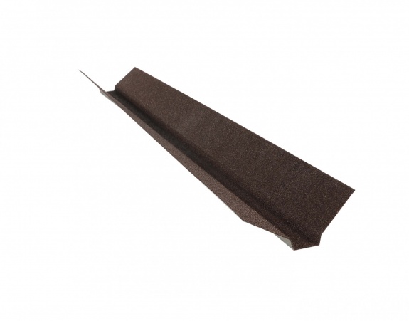 Декоративная планка ендовы КЧ GL шоколад _Barcelona new, Roman, длина 1,25 м