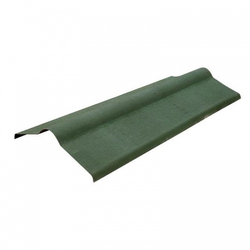 Коньковый элемент Onduline зеленый 1000х500 мм
