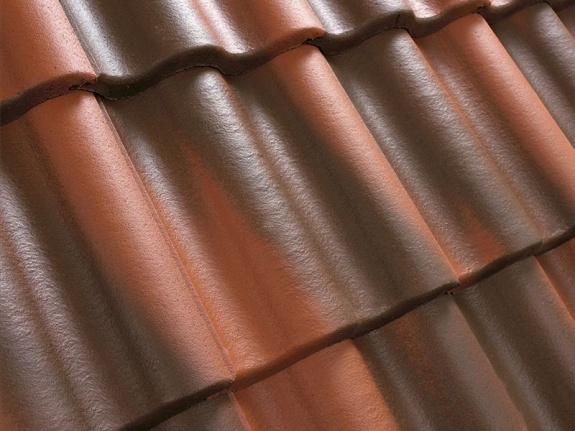 Цементно-песчаная черепица Kriastak Кирпично-красный Antik