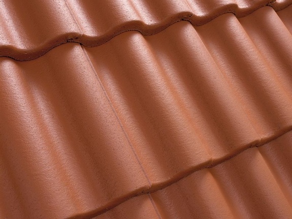 Цементно-песчаная черепица Kriastak Classic Кирпично-Красный