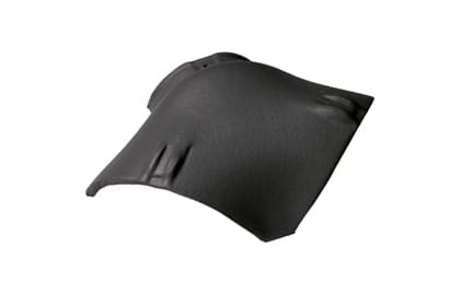 Вальмовая черепица Braas Опал Ангоб темно-коричневый