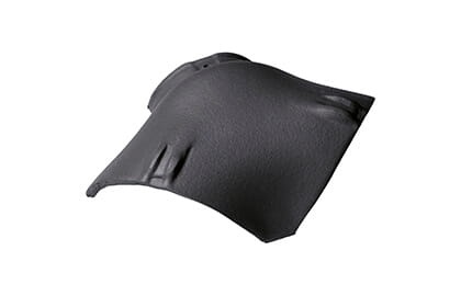 Вальмовая черепица Braas Опал Глазурь королевский серый