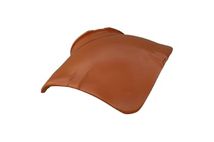 Вальмовая черепица Braas Опал Глазурь красная осень