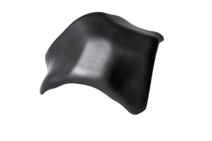 Вальмовая черепица Braas Рубин 11V Глазурь глубокий черный