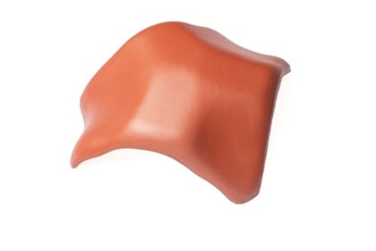 Вальмовая черепица Braas Рубин 9V Ангоб медный