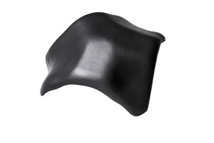 Вальмовая черепица Braas Рубин 9V Глазурь глубокий черный