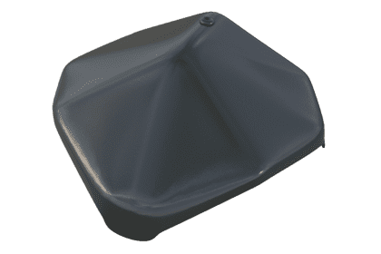 Вальмовая черепица Braas Турмалин Топ-глазурь серый кристалл