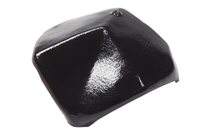 Вальмовая черепица Braas Турмалин Глазурь глубокий черный