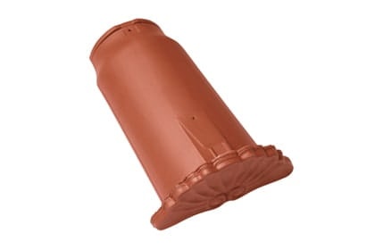 Начальная коньковая черепица Braas Опал Натуральный красный