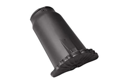 Начальная коньковая черепица Braas Опал Ангоб антрацит