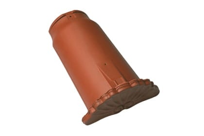 Начальная коньковая черепица Braas Опал Ангоб красное пламя