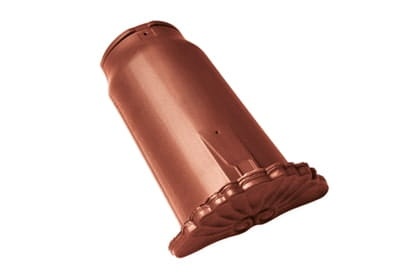 Начальная коньковая черепица Braas Опал Глазурь каштан