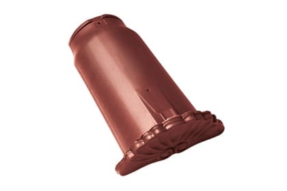 Начальная коньковая черепица Braas Опал Глазурь красный бук