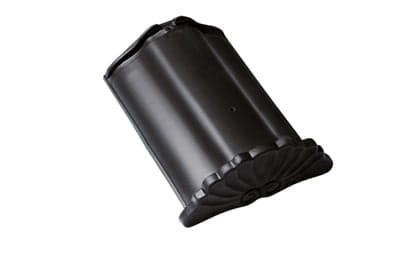 Начальная коньковая черепица Braas Рубин 11V Ангоб графит