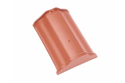 Начальная коньковая черепица Braas Рубин 11V Ангоб медный