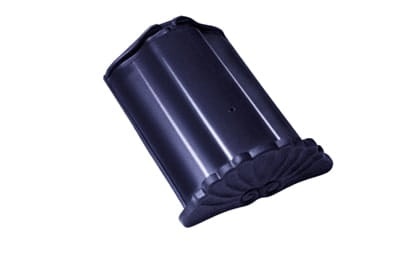 Начальная коньковая черепица Braas Рубин 13V Топ-глазурь синий бриллиант