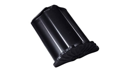 Начальная коньковая черепица Braas Рубин 13V Топ-глазурь черный бриллиант