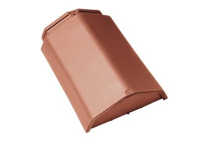 Начальная коньковая черепица Braas Турмалин Натуральный красный