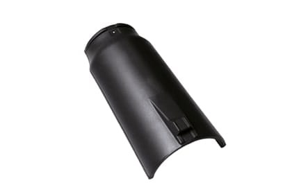 Коньковая черепица Braas Опал Глазурь глубокий черный